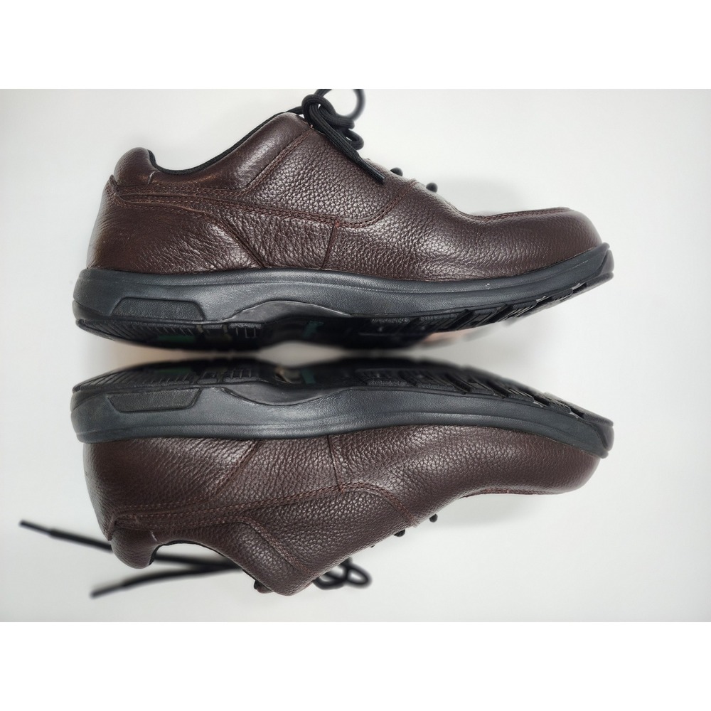 Dunham Burlington 8000BP Mens Brown Leather Waterproof Oxford Shoes 14 6E Wide - Picture 3 of 12